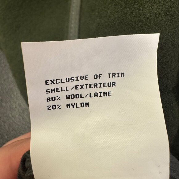 Orvis Wool Blend Zip Front Vest Men’s XXL Dark Green Canada Outdoor Gorpcore - Picture 7 of 8